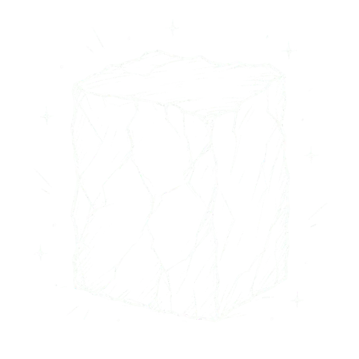Quarry tier artwork: an uncarved block of marble
